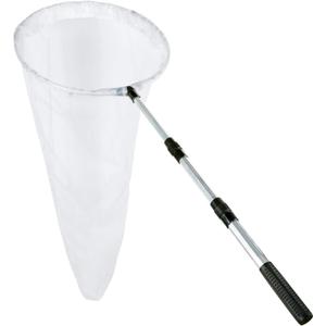 RESTCLOUD Butterfly Net with 16" Ring, 36" Net Depth, Handle Extends to 36 Inches (16" Ring, 36" Handle)