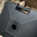 Patio Umbrella Base with Wheels and Handle, 120lbs Heavy Duty Umbrella Base, Rust-Resistant and Windproof Design, Easy to Move, Stable Umbrella Stand Outdoor Base for Patio, Terrace, and Poolside