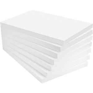 AMZQNART Craft Foam Blocks, 1 in Thick 17x11" EPS Polystyrene Rectangle Foam Blocks Packs of 7 Pcs for Art Sculpting, Sculpture, Modeling, School and Home DIY.