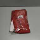 Softalker Christmas Rectangle Tablecloth - Winter Red Snowman Table Cloth with Snowflake and Candy Print, Stain Resistant Washable Xmas Table Cover for Holiday/Dining/Party Decoration, 60 x 120 Inch