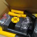 Konohan 6 Sets 34 Inch Delineator Post Parking Cone Barrier,Yellow,Black