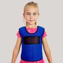 Weighted Vest for Kids with Sensory Needs(Medium, Ages 5-9) - Compression Vest for Children with Autism, SDP, ADHD, ADD, Sensory Overload - Kids Weighted Vest Includes 3lbs Adjustable Weights Medium