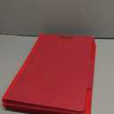 Pendaflex Classification Folders, Standard, 2 Dividers, Embedded Fasteners, 2/5 Cut Tab, Bright Red, Legal Size, 10/BX (29031P)