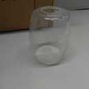 Set Modern Farmhouse 3-Light Vanity Light Industrial Wall Sconce Lighting with Seeded Glass Shade in Brushed Finish for Bathroom, Hallway, Kitchen, Mirror, Laundry Room (Silver)