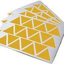 Gold Triangle Wall Decals 128pcs 2 | Removable Vinly Stickers | Easy Peel & Stick | Safe for Walls & Paint | Modern Minimalist Home Decor