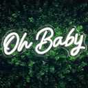 Oh Baby Neon Signs for Backdrop Decor,Dimmable LED Light up Sign with USB Powered for Boy and Girl Baby Shower,Gender Reveal, Wedding, Birthday Party Decorations