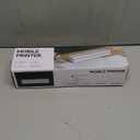 iDPRT Portable Thermal Printer, MT610 Pro Wireless for Travel, 300 DPI Bluetooth Inkless Printer Support 8.5" X 11" US Letter&A4&A5 Thermal Paper for Home, Compatible with iOS, Android, Laptop, Black