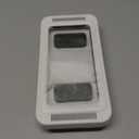 Upgraded Shower Phone Holder Waterproof with Speaker Hole Screentouch Shower Phone Stand Case Mount for Bathroom Bathtub Kitchen Wall Mirror for iPhone1716 15 14 13 12 11 Pro XS XR Max (White)