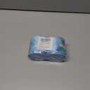 LaRibbons Christmas Wired Ribbon 2.5 inch Double Faced Blue Snowflakes and Striped Christmas Ribbon for Tree Garland, Wreath Bow, Xmas Crafts Decorations, 2 Rolls 10 Yards Total