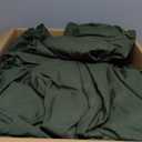 Bedsure California King Comforter Set Olive Green - Bed in a Bag Cal King Bedding Set 7 PCS, GentleSoft Pintuck Bed Set Gift for Family, Pinch Pleat Green Comforter with Sheets, Pillowcases & Shams