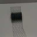 Chicken Wire for Crafts, 4.13in x 118in Sturdy Practical Chicken Wire Fence Multifunctional Wires Mesh Roll for Garden Floral Arrangements Craft Projects (Black)