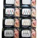 8 Packs- 56 Bindis Combo of Silver/Gold/Black/Multicolored Face Jewels Bollywood tika`