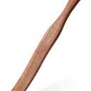 Spurtle for Sourdough Starter, Mixing, dough whisk, Reaching Bottom of Jar, Natural from High Moist Resistance Teak, wooden bread making tools, NonStick Cookware