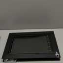 Dog Door for Door, Doggy Door Doggie Door, Medium Dog Door All Aluminum Black, Heavy Duty Pet Door, Double Magnetic Flaps, Thermal Tnsulation, Energy Efficient, Sliding Lock Panel (Pets Up to 45Lb)