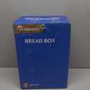 Tiawudi 2 Pack Large Bread Box for Kitchen Countertop, Airtight Bread Storage Container for Homemade Bread and Bakery Loaf, Plastic Bread Keeper, 11.6 Qt / 11L Each