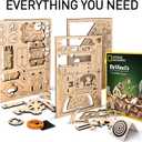 National Geographic Da Vinci Model Kit - Catapult Kit for Kids, 3D Puzzle Building Toy for Boys and Girls, Wood Building Kit for Kids, A Great STEM Project, Engineering Model Kit