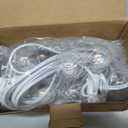 Brightown 29 Feet LED Outdoor String Lights with Shatterproof G40 Edison Bulbs, Connectable and Weatherproof Strand, Commercial Grade Patio Lights for Backyard Garden Patio Decorative, White