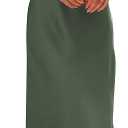 PRETTYGARDEN Women's 2026 Summer Satin Dress Elegant Sleeveless Mock Neck Cocktail Party Maxi Dresses
 Size S