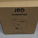 JRD Humidifiers for Bedroom, Ultrasonic Humidifier 4L for Large Room, Cool Mist Top-Fill, 40H Run, 12H Timer, 360 Nozzle, Aroma Diffuser, 7-Color Night Light for Home, Office, Baby, Pets, Plants (Black)