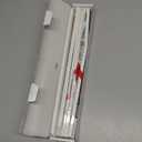 AJAZZ Self Adhesive Ceiling Curtain Track (5.45FT,1.66M, White) Curtain Track Ceiling Mount, for Smooth Wall Mount- No Screws Adhesive Curtains Tracks, Flexible Curtains Rod