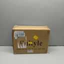 Fultyle Mid Century Modern Nightstand, Wood Bedside Table with Drawer and Opening Storage, End Table Living Room Fluted Night Stand with Solid Wood Legs for Bedroom (Rustic Brown) | Drawer, Opening Storage, End Table, Living Room, Fluted, Night Stand