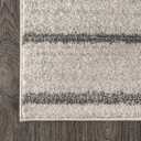 JONATHAN Y Williamsburg Minimalist Stripe Cream/Gray Indoor Area Rug, 5x8, Contemporary, Modern, Easy-Cleaning for Living Room, Bedroom, Kitchen, Pet Friendly, Non-Shedding (MOH201A-5)