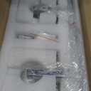 Modern Bathroom Vanity Light 2-Lights Chrome Crystal Wall Lamp Bathroom Modern Crystal Vanity Lighting