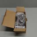 CML Hardware Matte Black Keyed Entry Door Knob for Entrance, Exterior and Interior Use, Round Ball Handle, Stainless Steel