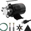 120V Electric Water Pump - 330 GPH Utility Pump, 1/10 HP for Rain Barrel, Garden Hose, Ponds, Pools, Aquariums, Hot Tubs