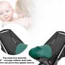 Snap-on Baby Stroller Sun Shade Compatible with Doona, Breathable 360 Full Coverage Sun Protection Canopy, Functional Anti-UV Stroller Blackout Cover Shield Sun Cover Shade fit Doona
