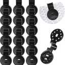 Sunscreen Net Clips Heavy Duty Plastic Shade Cloth Clips 100Pack with Tarp Grommet Fasteners for Garden Patio Awning Mesh Fabric Clamp