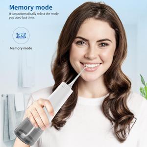 27 Superstore Water Flosser for Teeth  Portable 300ML Oral Irrigator, Electric Rechargeable, Waterproof, with 5 Jet Tips for Dental Cleaning, Travel-Friendl