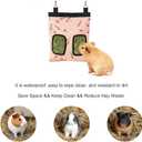 Rabbit Foraging Mat Bunny Snuffle Mat for Small Animals Interactive Puzzle Toy Feed Mat for Rabbits Bunnies Guinea Pigs Hamsters Puppies Chinchillas 17.7 Inches Suit