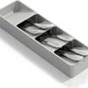 Li & Zhao Silverware Organizer for Drawer - Utensil Drawer Organizer Compact Utensil Organizer Silverware Tray Cutlery Organizer Spoon Drawer Kitchen for Kitchen, Office, Bathroom, Living room