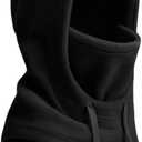 Balaclava Hood Ski Mask for Men Women Winter Scarf Face Masks Neck Head Cover Windproof Fleece Warmer Cold Weather Hat (Black)
