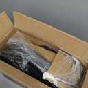 BFTOU Black Square Swivel Stool with Wheel for Work SPA Shop Massage Height-Adjustable and Cost-Effective Rolling Stool Chair with Back