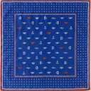 The Peacock Crew Premium 22x22 Soft Cotton Designer Bandana for Men & Women Urban Rock, Biker & Hiker, Head & Neck Scarf