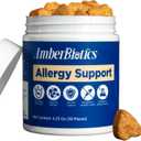 2 x Dog Allergy Relief, Boosts Immunity, Relieves Skin Itching Caused by Seasonal Allergies, Protects Coat, Chicken Flavor - 30 Tablets (120g)