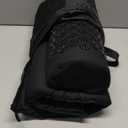 Sivan Health and Fitness Acupressure Mat and Pillow Set - Grounding Mat for Stress, Back & Neck Pain - Acupuncture Point Massage Mat for Muscle Relaxation, Sciatica, & Meditation - Includes Carry Bag (Large, Black/Black)