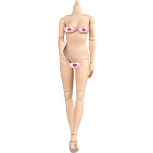 1/6 Scale Female Figure Body, Female Pale Skin Large Bust Half-Seamless Flexible Action Figure Body Doll Collection