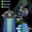 snanlen 4200V High-Powered Electric Bug Zapper Outdoor & Indoor with LED Attractant, Durable ABS Mosquito Zapper Outdoor, Plug-in Fly Trap & Mosquito Killer for Patio, Yard, Garden and Home