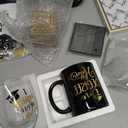 Zopeal 2026 Graduation Gift Basket Set for Her, Personalized Grad Gifts with Candle, Mug, Wine Glass, Jewelry, Socks & Banner, College High School Nursing Master Phd Graduation Gifts(Black)