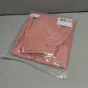 Girls Cargo Pants Baggy Joggers Lightweight Elastic Waist Drawstring With Pockets Casual Travel Hiking Streetwear (Pink), Size 9-10