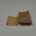 20pcs Brown Cookie Boxes with Window, 4x4x2.5 Inches Small Treat Boxes, Kraft Grease-proof Film Paper Bakery Boxes, Pastry Boxes for Dessert, Strawberries, Cupcake, Gift Giving