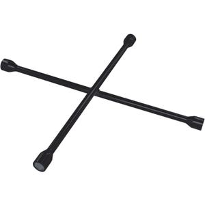 Performance Tool W11 Black 25-Inch Truck SAE/Metric 4-Way Cross Lug Wrench