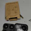 Whiskey Stones Set Include 4 Large Sphere Granite Whiskey Rocks + Silicone Ice Cube Tray + Stainless Steel Tong. Large and Reusable Whiskey Stone Could chill Your Whiskey & Beverage Longer