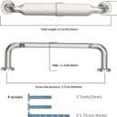 10 Pack 3.75 Inch(96mm) Kitchen Cabinet Handles Brushed Satin Nickel Cabinet Pulls Kitchen Cabinet Hardware Drawer Pulls for Cupboard