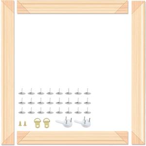 Falling in Art DIY Canvas Stretcher Bars, 9x12 Canvas Framing Kit, Wood Stretcher Frames for Oil Paintings, Paint by Numbers, and Posters