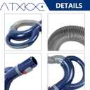 ATXKXE Compatible With Shark Navigator NV360 Vacuum Replacement Hose Handle NV350 NV351 NV352 NV355 NV356 NV357 NV358 NV370 UV541 NV390 NV391 NV392 CU520. 207FFJ360 113FFJ,Blue