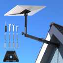 Adjustable Starlink Gen 3 Mount, Starlink Pole Mount with Starlink Gen 3 Pipe Adapter, Heavy Duty Starlink Long Wall Mounting Kit